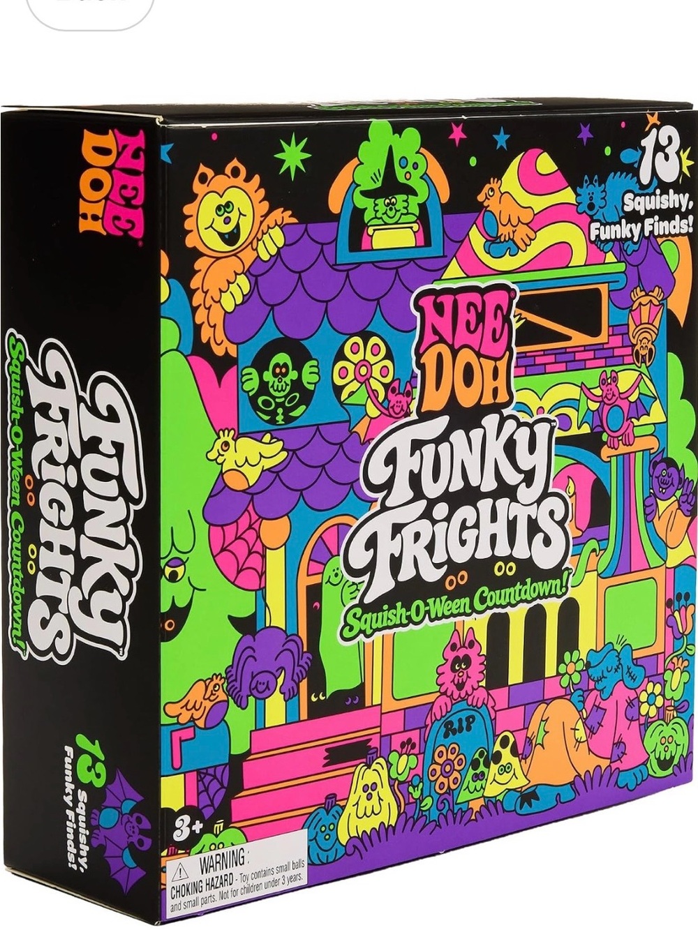 NeeDoh Funky Frights Squish-O-Ween Countdown - Authentic NWT